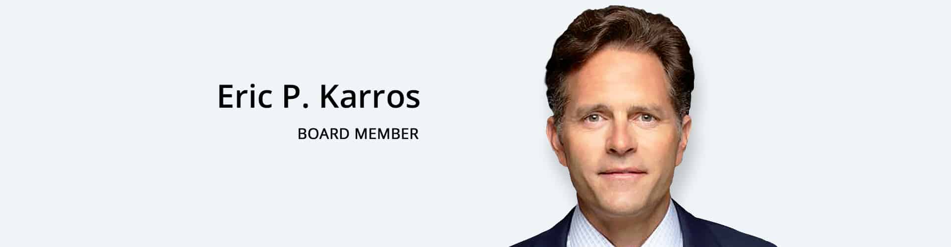 Eric P. Karros-Board Member